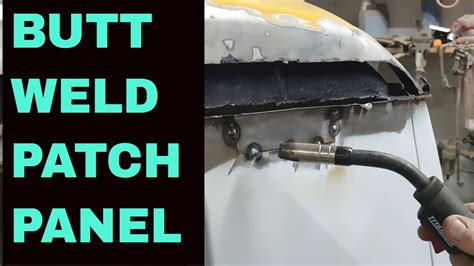 sheet metal patch butt weld|how to butt sheet metal.